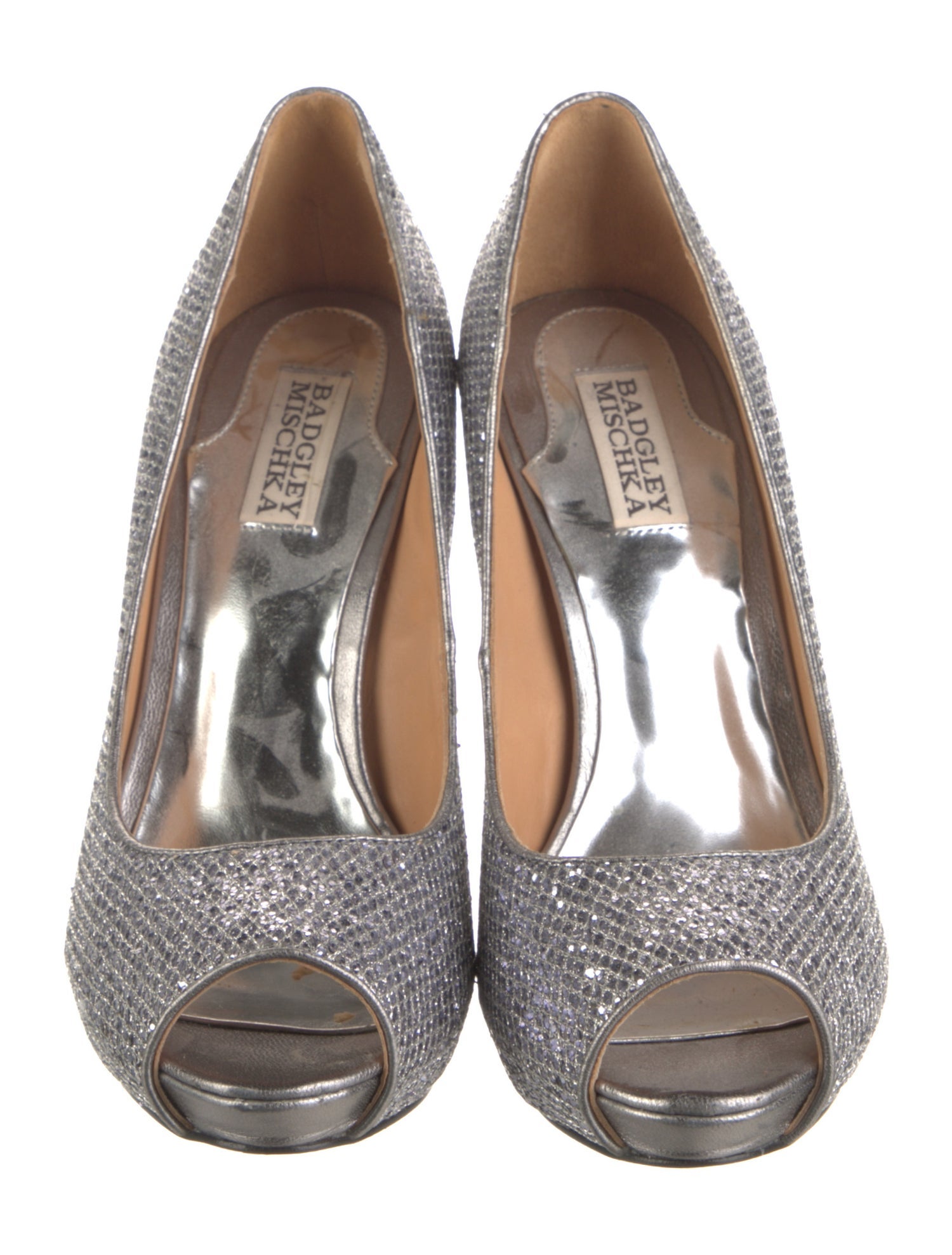 Badgley Mischka Glitter Glitter Accents Pumps